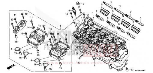 ZYLINDERKOPF CB1000RAJ de 2018